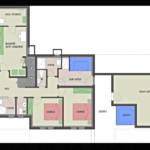 Chalet Altitude 1600 Floor plan First Floor